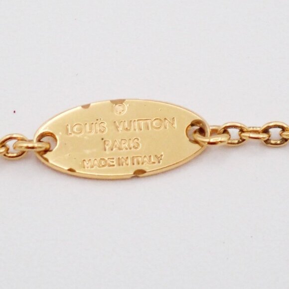 LOUIS VUITTON LV Collier L to V Necklace GHW Italy Accessorie M69643 30RL218 - Picture 14 of 14